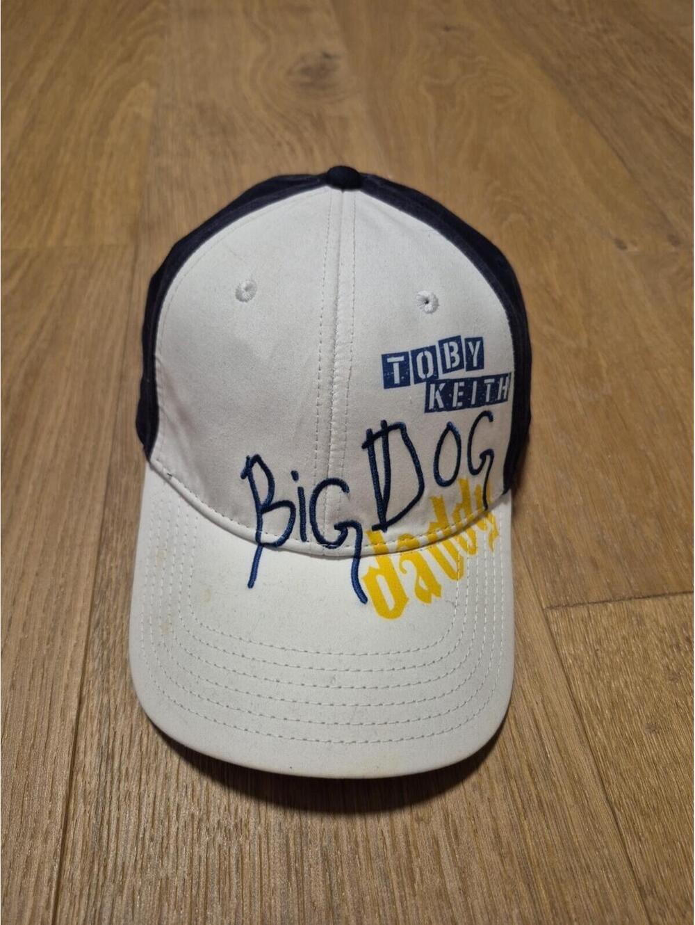 Toby Keith Big Dog Daddy Hat Promo Country Music One Size Cap White Navy Blue